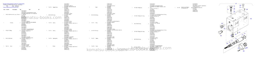 Komatsu pc5500-6 s/n 15065 Parts catalog cover Page 8 Komatsu pc5500-6 s/n 15065 Parts catalog cover Page 8