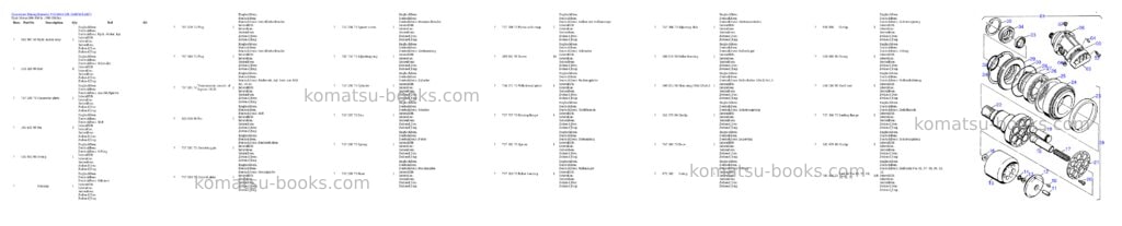 Komatsu pc5500-6 s/n 15067 Parts catalog cover Page 10 Komatsu pc5500-6 s/n 15067 Parts catalog cover Page 10