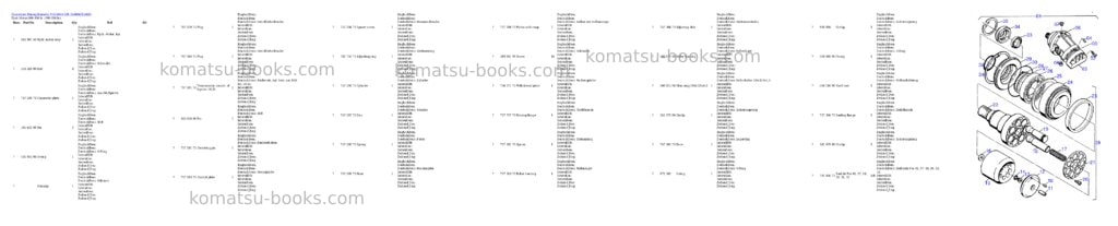 Komatsu pc5500-6 s/n 15068 Parts catalog cover Page 10