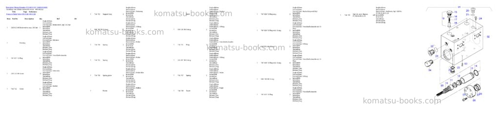 Komatsu pc5500-6 s/n 15068 Parts catalog cover Page 8