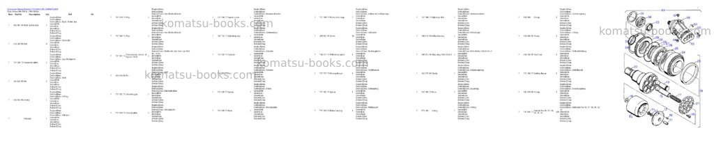 Komatsu pc5500-6 s/n 15069 Parts catalog cover Page 10
