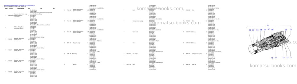 Komatsu pc5500-6e s/n 15070 Parts catalog cover Komatsu pc5500-6e s/n 15070 Parts catalog cover