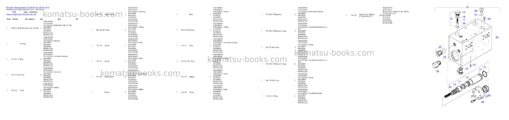 Komatsu pc5500-6e s/n 15070 Parts catalog cover Page 6 Komatsu pc5500-6e s/n 15070 Parts catalog cover Page 6
