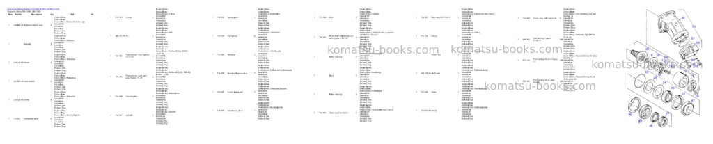 Komatsu pc5500-6e s/n 15070 Parts catalog cover Page 9 Komatsu pc5500-6e s/n 15070 Parts catalog cover Page 9