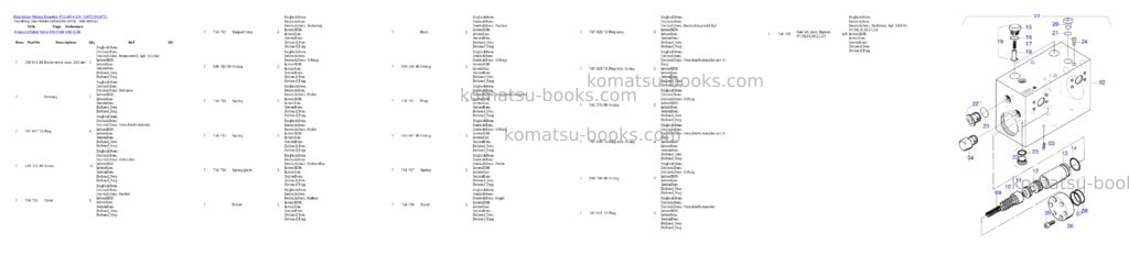 Komatsu pc5500-6 s/n 15072 Parts catalog cover Page 8 Komatsu pc5500-6 s/n 15072 Parts catalog cover Page 8