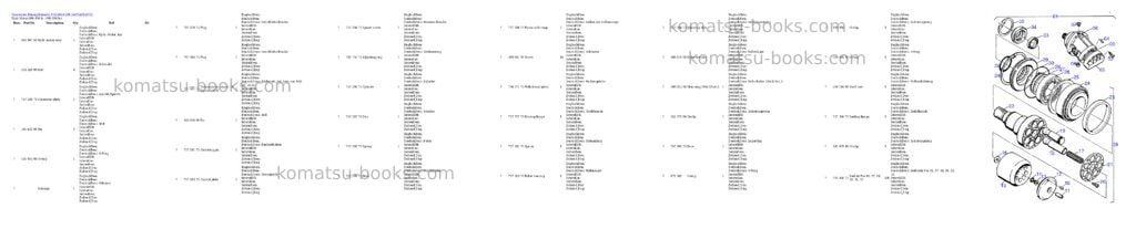 Komatsu pc5500-6 s/n 15075 Parts catalog cover Page 10