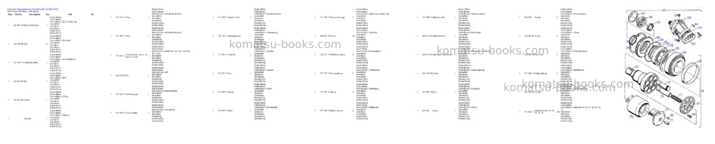 Komatsu pc5500-6 s/n 15076 Parts catalog cover Page 10