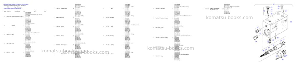 Komatsu pc5500-6 s/n 15076 Parts catalog cover Page 8
