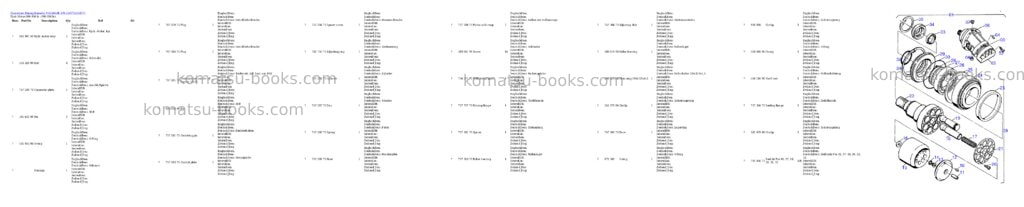 Komatsu pc5500-6e s/n 15077 Parts catalog cover Page 8 Komatsu pc5500-6e s/n 15077 Parts catalog cover Page 8