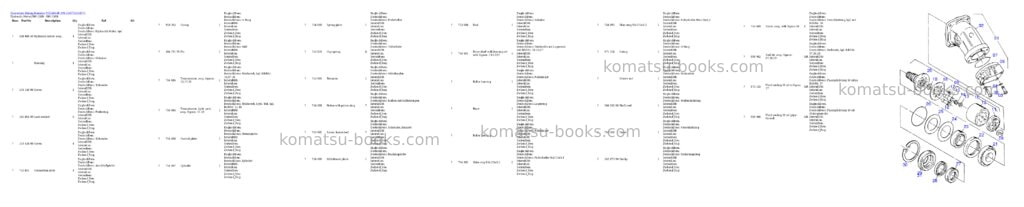 Komatsu pc5500-6e s/n 15077 Parts catalog cover Page 9 Komatsu pc5500-6e s/n 15077 Parts catalog cover Page 9