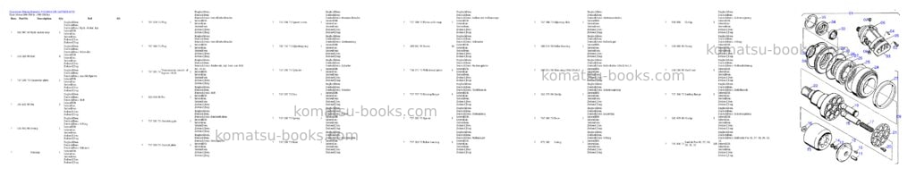 Komatsu pc5500-6 s/n 15078 Parts catalog cover Page 10