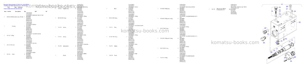 Komatsu pc5500-6 s/n 15078 Parts catalog cover Page 8