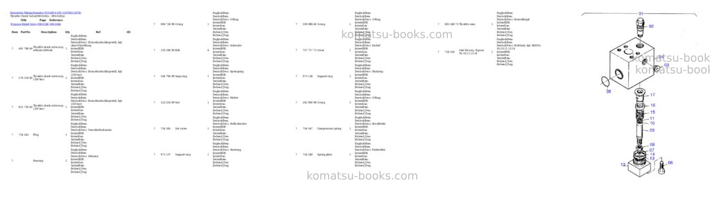 Komatsu pc5500-6 s/n 15078 Parts catalog cover Page 9