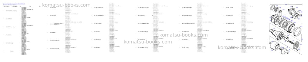 Komatsu pc5500-6 s/n 15079 Parts catalog cover Page 10