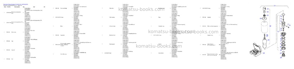 Komatsu pc5500-6 s/n 15079 Parts catalog cover Page 4