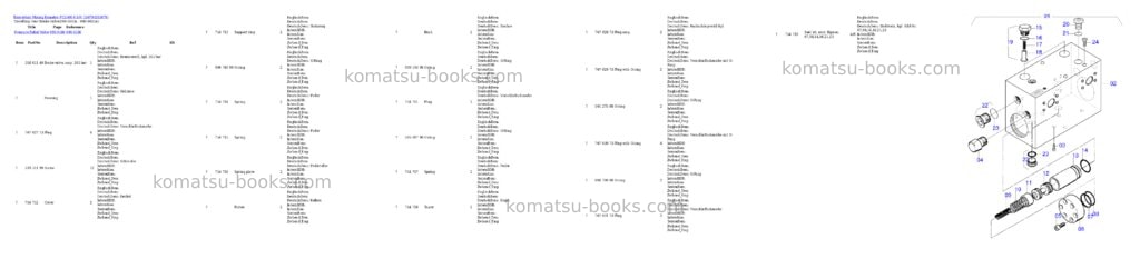 Komatsu pc5500-6 s/n 15079 Parts catalog cover Page 8