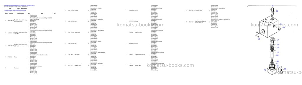 Komatsu pc5500-6 s/n 15079 Parts catalog cover Page 9
