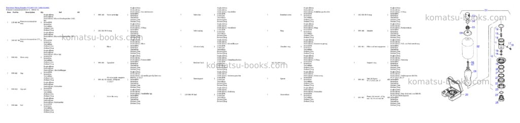 Komatsu pc5500-6 s/n 15081 Parts catalog cover Page 4 Komatsu pc5500-6 s/n 15081 Parts catalog cover Page 4