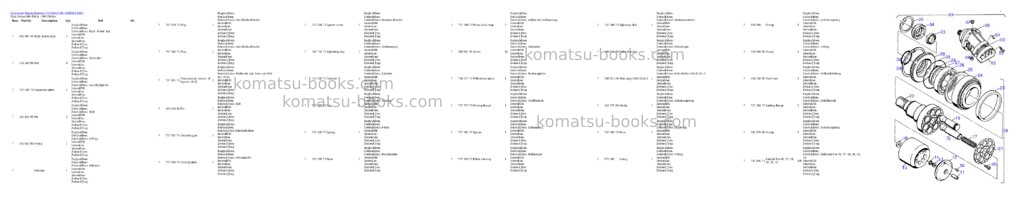 Komatsu pc5500-6 s/n 15082 Parts catalog cover Page 10
