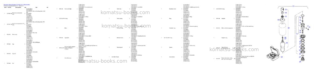 Komatsu pc5500-6 s/n 15082 Parts catalog cover Page 4