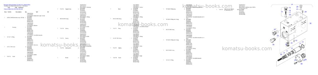 Komatsu pc5500-6 s/n 15083 Parts catalog cover Page 8 Komatsu pc5500-6 s/n 15083 Parts catalog cover Page 8