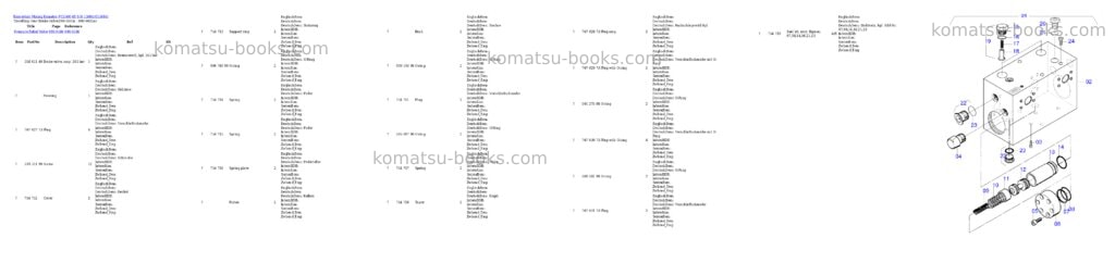 Komatsu pc5500-6e s/n 15084 Parts catalog cover Page 6 Komatsu pc5500-6e s/n 15084 Parts catalog cover Page 6