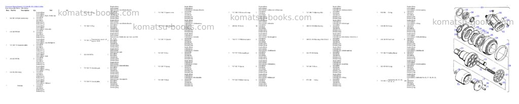 Komatsu pc5500-6e s/n 15084 Parts catalog cover Page 8 Komatsu pc5500-6e s/n 15084 Parts catalog cover Page 8