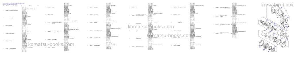 Komatsu pc5500-6e s/n 15084 Parts catalog cover Page 9 Komatsu pc5500-6e s/n 15084 Parts catalog cover Page 9