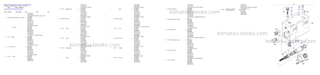 Komatsu pc5500-6e s/n 15089 Parts catalog cover Page 6 Komatsu pc5500-6e s/n 15089 Parts catalog cover Page 6