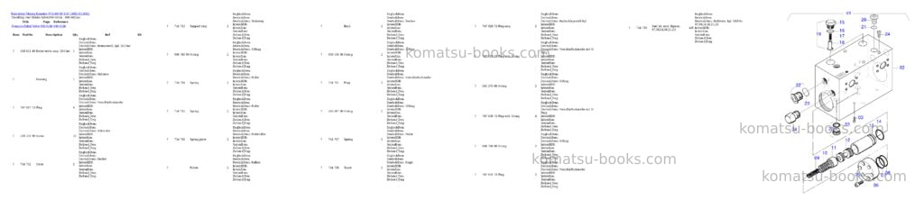 Komatsu pc5500-6e s/n 15092 Parts catalog cover Page 6 Komatsu pc5500-6e s/n 15092 Parts catalog cover Page 6