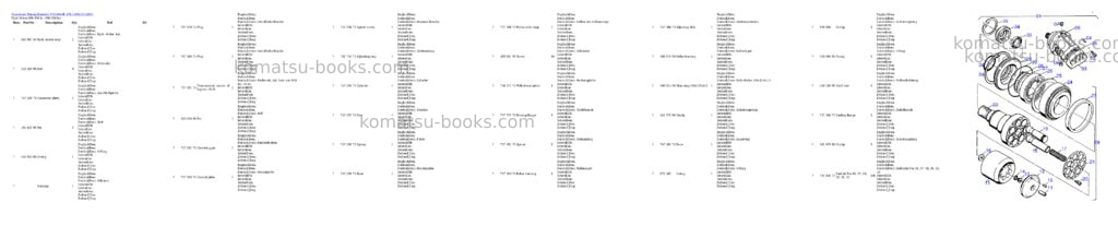 Komatsu pc5500-6e s/n 15092 Parts catalog cover Page 8 Komatsu pc5500-6e s/n 15092 Parts catalog cover Page 8