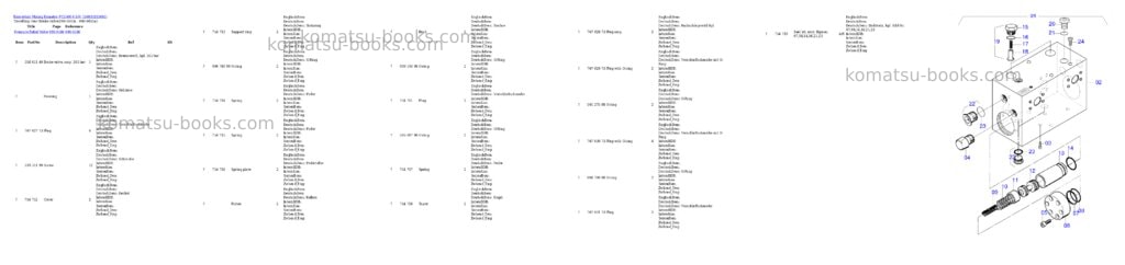 Komatsu pc5500-6 s/n 15093 Parts catalog cover Page 8 Komatsu pc5500-6 s/n 15093 Parts catalog cover Page 8
