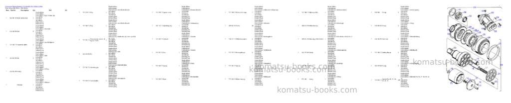 Komatsu pc5500-6e s/n 15094 Parts catalog cover Page 8 Komatsu pc5500-6e s/n 15094 Parts catalog cover Page 8