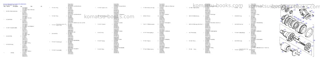 Komatsu pc5500-6 s/n 15095 Parts catalog cover Page 10 Komatsu pc5500-6 s/n 15095 Parts catalog cover Page 10