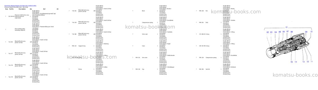Komatsu pc5500-6 s/n 15095 Parts catalog cover Page 3 Komatsu pc5500-6 s/n 15095 Parts catalog cover Page 3