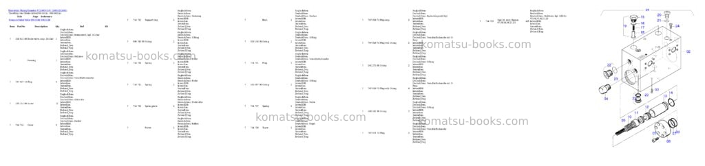 Komatsu pc5500-6 s/n 15095 Parts catalog cover Page 8 Komatsu pc5500-6 s/n 15095 Parts catalog cover Page 8