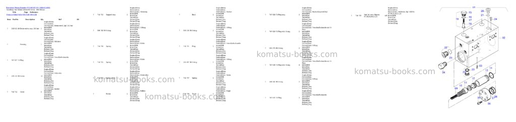 Komatsu pc5500-6e s/n 15096 Parts catalog cover Page 6 Komatsu pc5500-6e s/n 15096 Parts catalog cover Page 6