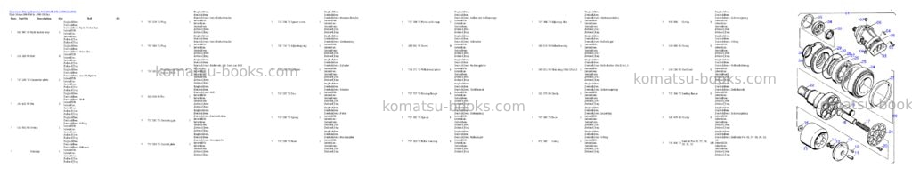 Komatsu pc5500-6e s/n 15096 Parts catalog cover Page 8 Komatsu pc5500-6e s/n 15096 Parts catalog cover Page 8
