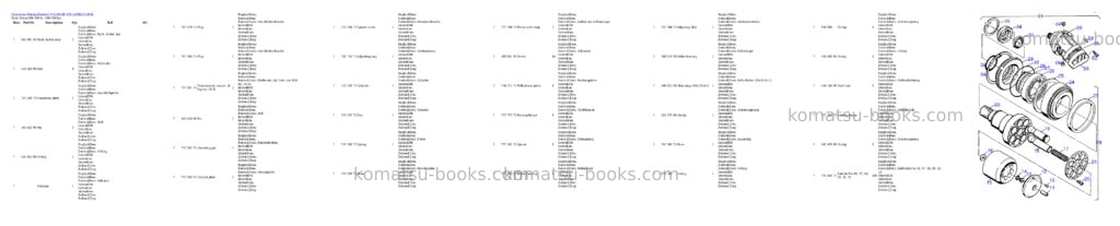 Komatsu pc5500-6e s/n 15098 Parts catalog cover Page 8 Komatsu pc5500-6e s/n 15098 Parts catalog cover Page 8