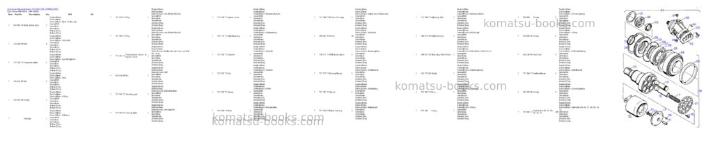 Komatsu pc5500-6 s/n 15099 Parts catalog cover Page 10