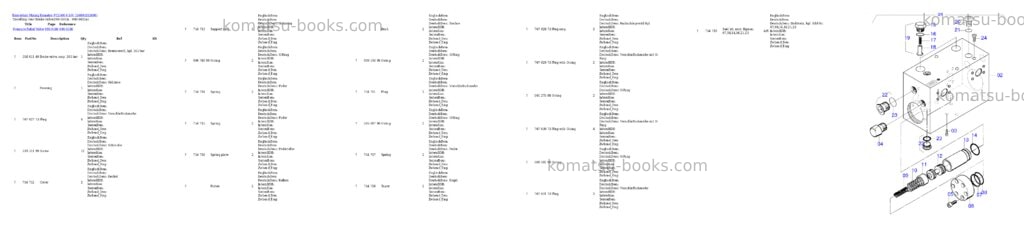 Komatsu pc5500-6 s/n 15099 Parts catalog cover Page 8
