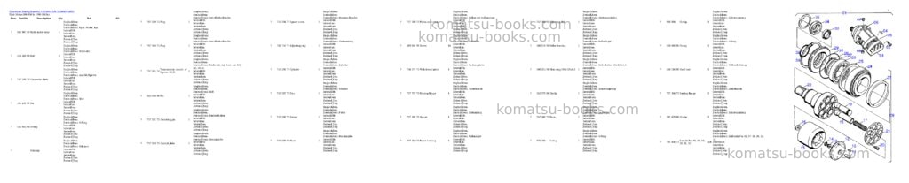 Komatsu pc5500-6 s/n 15100 Parts catalog cover Page 10 Komatsu pc5500-6 s/n 15100 Parts catalog cover Page 10