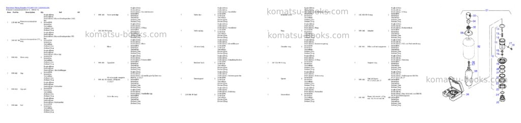 Komatsu pc5500-6 s/n 15100 Parts catalog cover Page 4 Komatsu pc5500-6 s/n 15100 Parts catalog cover Page 4