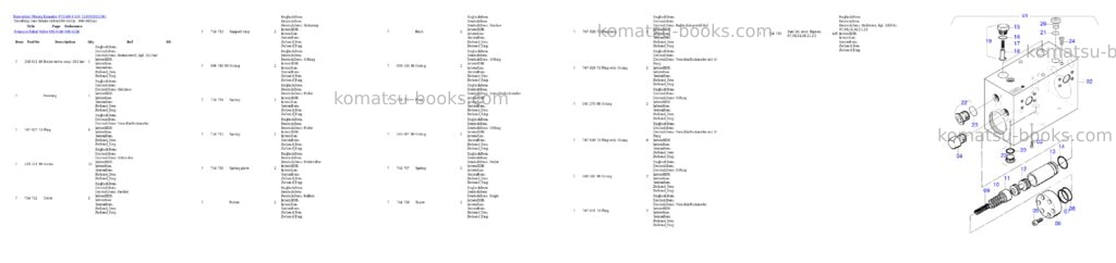 Komatsu pc5500-6 s/n 15100 Parts catalog cover Page 8 Komatsu pc5500-6 s/n 15100 Parts catalog cover Page 8
