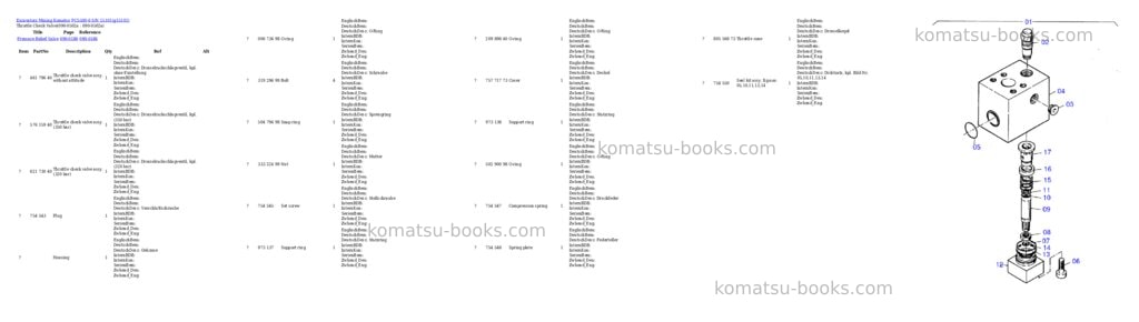 Komatsu pc5500-6 s/n 15101 Parts catalog cover Page 9