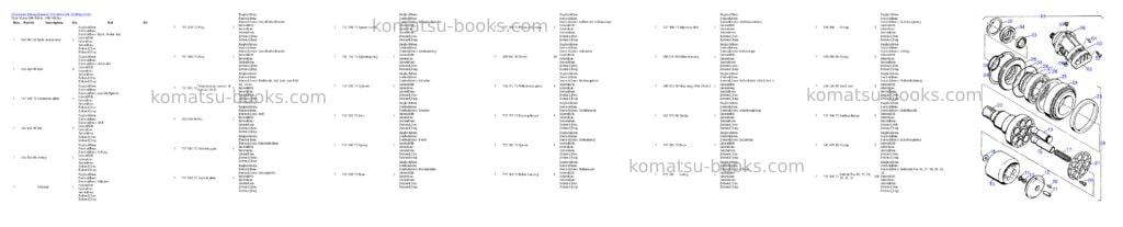 Komatsu pc5500-6 s/n 15102 Parts catalog cover Page 10 Komatsu pc5500-6 s/n 15102 Parts catalog cover Page 10