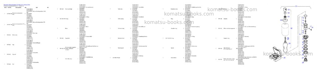 Komatsu pc5500-6 s/n 15102 Parts catalog cover Page 4 Komatsu pc5500-6 s/n 15102 Parts catalog cover Page 4