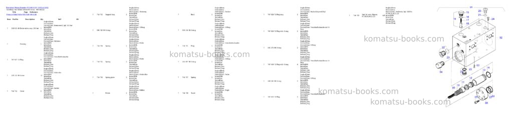 Komatsu pc5500-6 s/n 15102 Parts catalog cover Page 8 Komatsu pc5500-6 s/n 15102 Parts catalog cover Page 8