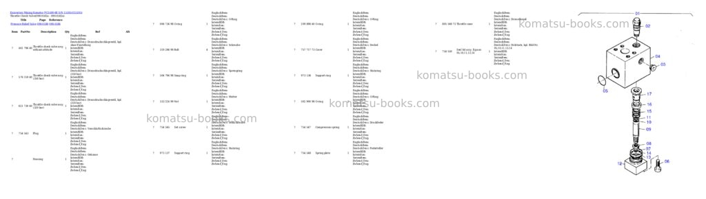 Komatsu pc5500-6e s/n 15105 Parts catalog cover Komatsu pc5500-6e s/n 15105 Parts catalog cover