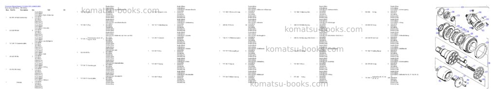 Komatsu pc5500-6 s/n 15106 Parts catalog cover Page 10 Komatsu pc5500-6 s/n 15106 Parts catalog cover Page 10